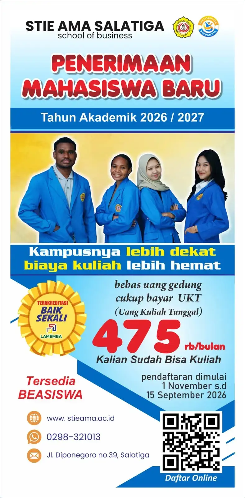 Brosur PMB 2025 (Reguler)