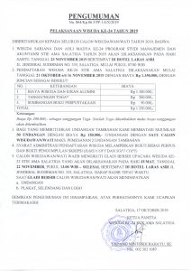 PELAKSANAAN WISUDA Ke-24 TAHUN 2019