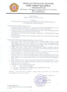 EDARAN PERPANJANGAN TINDAKAN ANTISIPASI PENYEBARAN VIRUS COVID-19