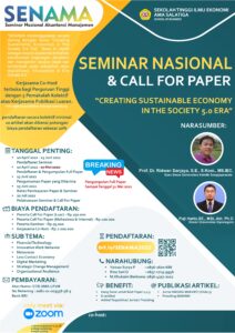 SEMINAR AKUNTANSI DAN MANAJEMEN (SENAMA) CALL FOR PAPER